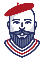 Mascote Monsieur Bonjour